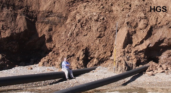 Rodger Connell working on the Bisat Project