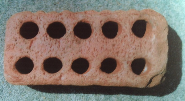 Ten hole class “B” engineering brick