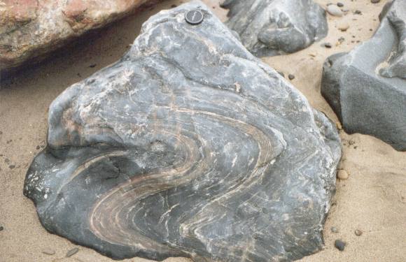 Schist at Mappleton RIGS